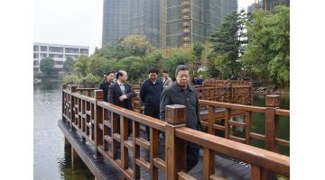 廣西大學(xué)黨委書記劉正東、校長(zhǎng)趙躍宇一行蒞臨博世科調(diào)研