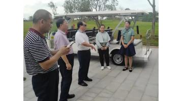 廣西生態(tài)環(huán)境廳副廳長粟定成蒞臨博世科園博園環(huán)?？破震^調研