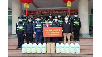 與戰(zhàn)“疫”者同行，博世科向南寧市公安局高新分局捐贈(zèng)防疫物資